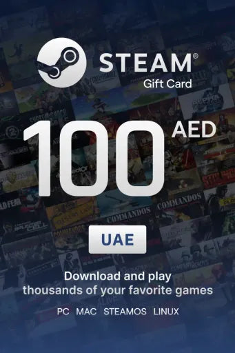 Steam Wallet 100 AED Gift Card (United Arab Emirates) - Digital Key