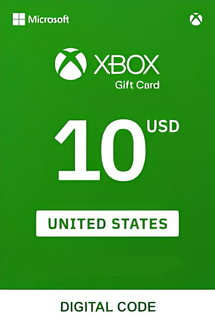 Xbox 10 USD Gift Card (United States) - Digital Key