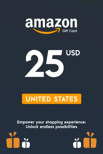 Amazon 25 USD Gift Card (United States) - Digital Key