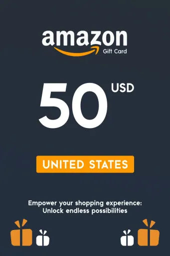 Amazon 50 USD Gift Card (United States) - Digital Key