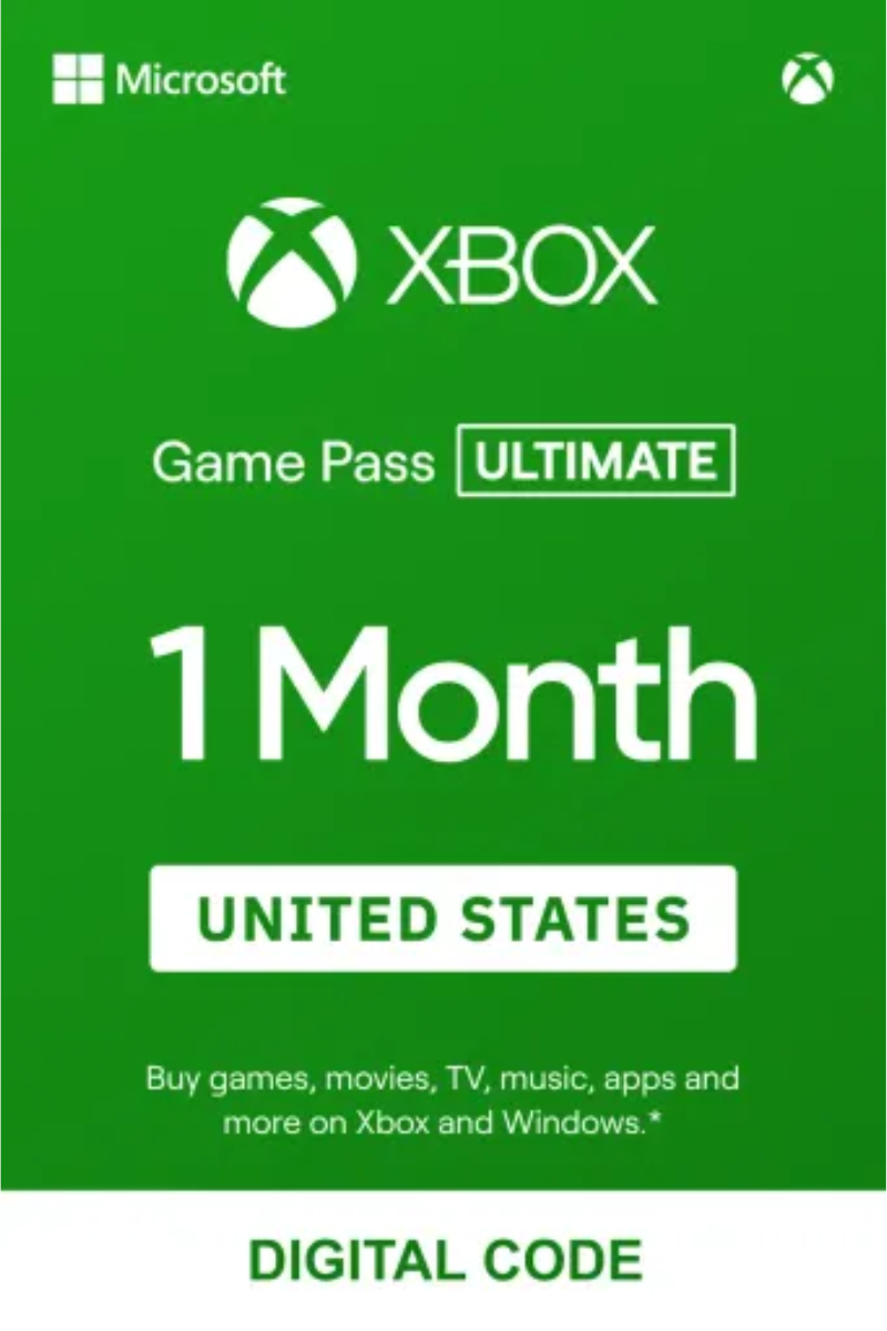 Xbox Game Pass Ultimate 1 Month (United States) - Xbox Live - Digital Key