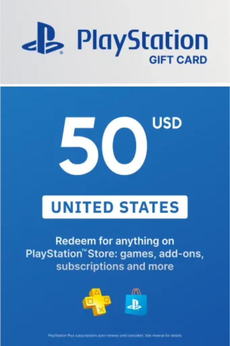 PlayStation Store 50 USD Gift Card (United States) - Digital Key