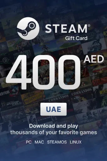 Steam Wallet 400 AED Gift Card (United Arab Emirates) - Digital Key